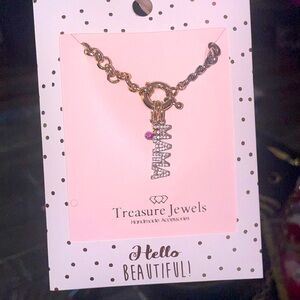 Treasure Jewels Two Tone Necklace Charm Mama Heart
Silver Gold Mixed Metals Gift